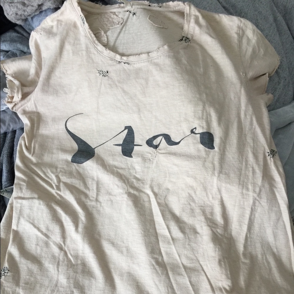 Magnolia Pearl Cotton Distressed T-Shirt